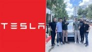 Tesla 1st Self-Driving Delivery: Elon Musk&rsquo;s EV Firm Completes 1st Fully Autonomous Model Y Delivery (See Pics)