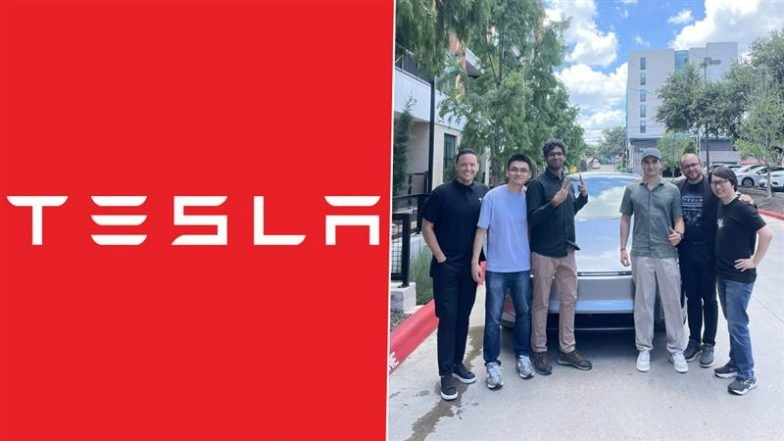 Tesla 1st Self-Driving Delivery: Elon Musk’s EV Firm Completes 1st Fully Autonomous Model Y Delivery (See Pics)