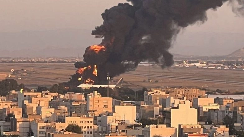 Israel-Iran Conflict: Israeli Air Force Hits Aerial Refuelling Plane in Mashhad Airport in ‘Longest-Range Strike’