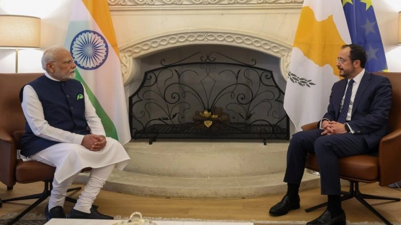 Cyprus: PM Modi, President Christodoulides Hold Delegation-Level Talks in Nicosia