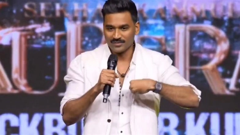 &lsquo;Kuberaa&rsquo; Success Meet: Dhanush Backs Human Dramas Amid Superhero Craze, Thanks Director Sekhar Kammula for Pulling Off a &lsquo;Miracle&rsquo; With His Latest Film (Watch Video)