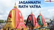 Jagannath Rath Yatra 2025 Messages, Images and HD Wallpapers For Free Download Online: Celebrate Puri's Chariot Festival With These Quotes, Lord Jagannath Photos and Greetings