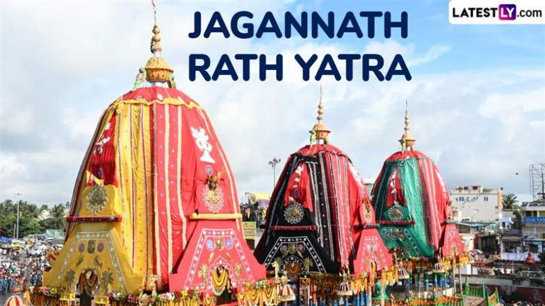 Jagannath Rath Yatra 2025 Messages, Images and HD Wallpapers For Free Download Online: Celebrate Puri's Chariot Festival With These Quotes, Lord Jagannath Photos and Greetings
