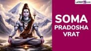 Soma Pradosha Vrat 2025 Wishes: Send WhatsApp Messages, GIF Images of Lord Shiva, Quotes, Greetings and HD Wallpapers on the Sacred Fasting Day