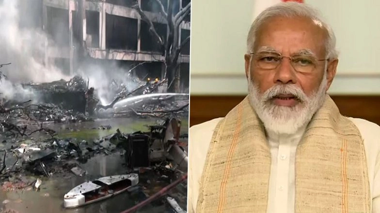 PM Modi Expresses Grief over Tragic Crash of Air India Flight Crash, Assures Support