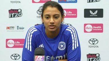 IND-W vs ENG-W 1st T20I 2025: Smriti Mandhana Expresses Happiness Over Shafali Verma’s Comeback in Team India Squad Ahead of Series Against England