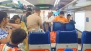 Vande Bharat Targetted in Uttar Pradesh: Child Injured After Miscreants Throw Stone at Vande Bharat Train in Prayagraj, Video Surfaces