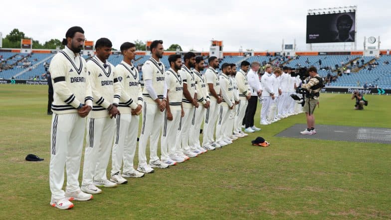 IND vs ENG 1st Test 2025: India, England Players Wear Black Armbands To Pay Tribute to Late Dilip Doshi