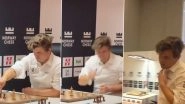 World Number One Magnus Carlsen Slams Table In Anger After Blunder Against World Champion D Gukesh At Norway Chess 2025 (Watch Video)