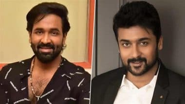 Suriya Sends Flowers to Vishnu Manchu To Congratulate Him on ‘Kannappa’ Release; Latter Thanks Tamil Actor, Says ‘Love You My Big Brother’ (View Post)