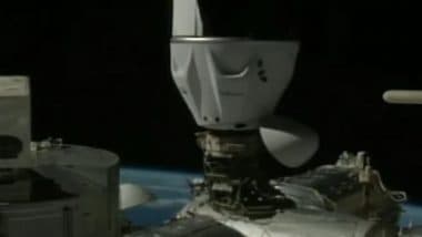 Axiom Mission 4 Docking: SpaceX Dragon ‘Grace’ Carrying Astronaut Shubhanshu Shukla Docks at International Space Station; To Become First Indian To Reach Orbiting Lab (Watch Video)