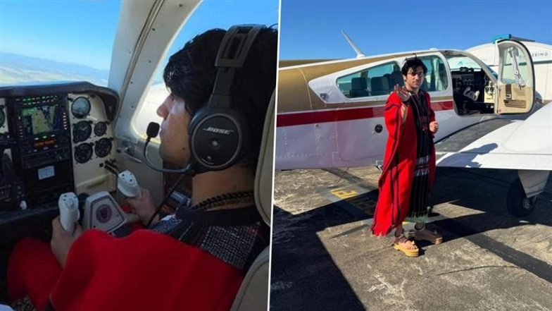 Bageshwar Dham Sarkar Flies Plane in Brisbane! Dhirendra Krishna Shastri Shares Photos of His Experience As Co-Pilot on Instagram
