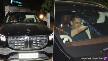 ‘Sultan Ki Yaad Aagayi’: Fans React to Salman Khan’s Moustache Look, As Bhaijaan Flaunts New Maybach Car! (Watch Video)