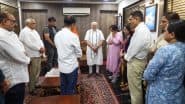Vijay Rupani Dies in Ahmedabad Plane Crash: PM Narendra Modi Meets Family Members of Former Gujarat CM, Says ‘It’s Unimaginable He’s Not Among Us’ (See Pics)