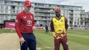 How To Watch ENG vs WI 3rd T20I 2025 Free Live Streaming Online? Get Telecast Details of England vs West Indies Cricket Match on TV