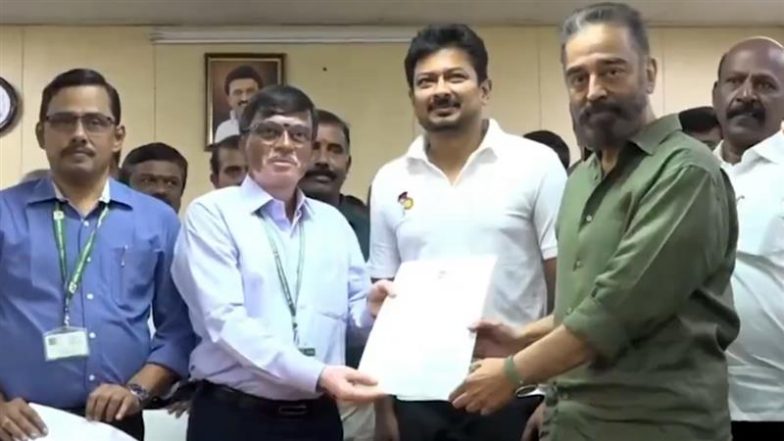 Kamal Haasan, 5 Others Elected Unopposed to Rajya Sabha From Tamil Nadu (Watch Video)