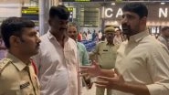 Padi Kaushik Reddy Arrested: BRS Leader Held From Hyderabad Airport in Extortion Case, KT Rama Rao Says ‘False Case Lodged Agaisnt Huzurabad MLA’