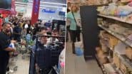 Israel-Iran War: Supermarkets Overrun As Panic Buying Sweeps Tel Aviv After IDF Strikes Military and Nuclear Sites in Tehran, Videos Surface