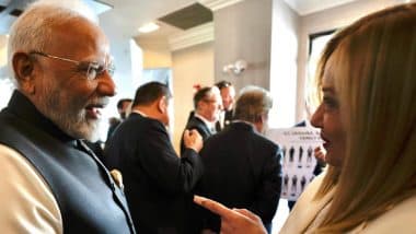 ‘Fully Agree With You PM Giorgia Meloni’: PM Narendra Modi Meets Italian Counterpart at G7 Summit 2025, Says ‘India’s Friendship With Italy Will Continue to Get Stronger’ (View Pic)