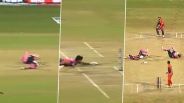 Despite Colliding Mid-Pitch Batsmen Make It To Respective Creases Dramatically As Fielding Team Misses Easiest Run Out Chances During MPL T20 2025 (Watch Video)
