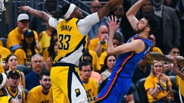 Indiana Pacers Take 2-1 Lead in NBA 2024-25 Finals, Heroics From Bennedict Mathurin Help Hosts Beat Oklahoma City Thunder 116-107 in Game 3
