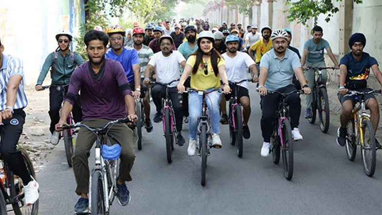 Fit India ‘Sundays on Cycle’ Organised in Collaboration With Indian Railways at JLN Stadium 