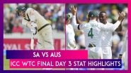 SA vs AUS ICC WTC 2025 Final Day 3 Stat Highlights: Aiden Markram, Temba Bavuma Put Proteas Close to Historic Victory