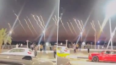 Iran-Israel Conflict: Fresh Iranian Ballistic Missile Attack Triggers Sirens in Parts of Israel Including Tel Aviv; Blast Heard in Jerusalem, Haifa Refinery Targetted (Watch Videos)