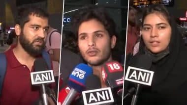 Iran-Israel Conflict: Flight Carrying Over 100 Indian Students, Evacuated to Armenia From War-Torn Tehran, Lands in Delhi Under &lsquo;Operation Sindhu&rsquo; (Watch Videos)