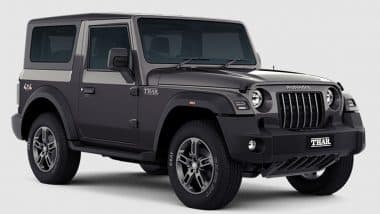 Mahindra Thar Facelift Spotted Testing: New Design Modifications, Updated Interior and More Expected From Thar 3-Door Facelift