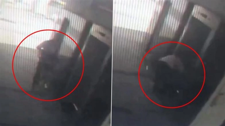 Lucknow Metro Station Rape Case: Accused Deepak Verma Caught on CCTV Abducting 2.5-Year-Old Girl, Video Surfaces After His Death in Police Encounter