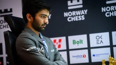 D Gukesh Slips To Last Spot in Clutch Chess Champions Showdown 2025, Magnus Carlsen Takes Sole Lead After Day 2 D Gukesh Slips To Last Spot in Clutch Chess Champions Showdown 2025, Magnus Carlsen Takes Sole Lead After Day 2