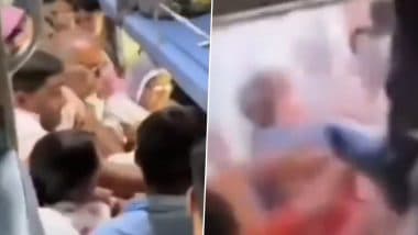 Baghpat Train Murder: Man Beaten to Death Inside Moving Train Over Seat Dispute in Uttar Pradesh, Shocking Videos Surface