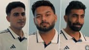 India’s New Test Captain Shubman Gill, Rishabh Pant, Jasprit Bumrah and Other Indian Players Take Part in Photoshoot Ahead of IND vs ENG 2025 Series (Watch Video)