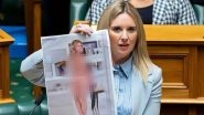 New Zealand: MP Laura McClure Holds Up AI-Generated Nude Picture of Herself in Parliament To Expose Dangers of Deepfake (See Pic and Video)