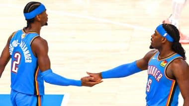 Oklahoma City Thunder Takes Game 2 Against Indiana Pacers To Tie NBA 2024-25 Finals Series 1-1, Shai Gilgeous-Alexander Shines For OKC with 34 Points