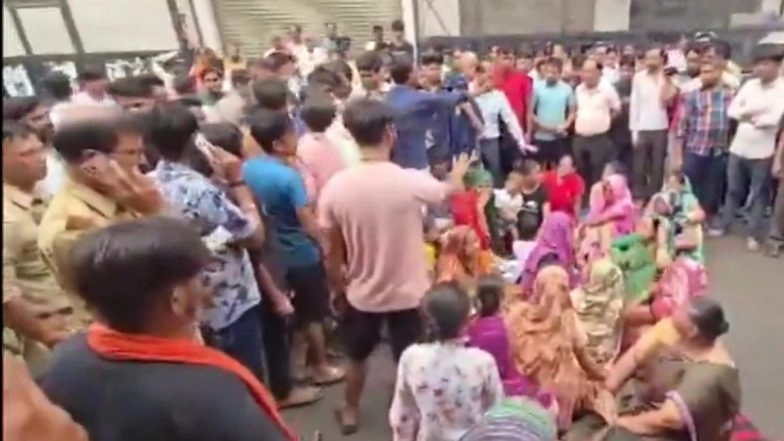 Locals Hold Protest in Mathura; Authorities Promise Financial Aid, Alternative Accommodation