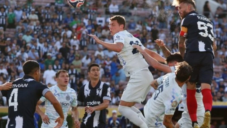 FIFA Club World Cup 2025: Sergio Ramos Soars and Scores for Monterrey Against Inter Milan 