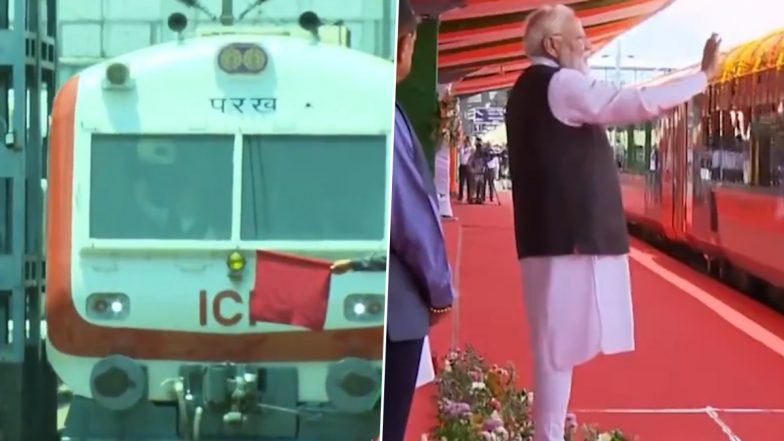 Mega Boost to Connectivity in Jammu and Kashmir, Vande Bharat Train Between Katra, Srinagar Begins Today; Slashes Travel Time to 3 Hours