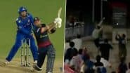 Fan Takes Stunning One-Handed Catch in Stands As Glenn Maxwell Opens Account With Six During MI New York vs Washington Freedom MLC 2025 Match (Watch Video)