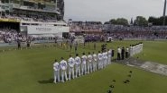 IND vs ENG 1st Test 2025: India. England Players Wear Black Armband in Respect of David Lawrence