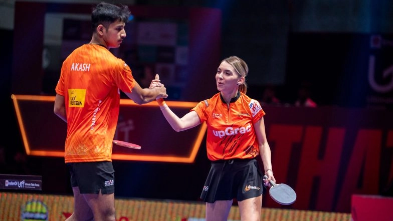 UTT 2025: U Mumba Notch First Win vs Ahmedabad SG Pipers; Maiden Victory for Kolkata Thunder Blades