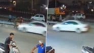 Gurugram Hit and Run: LLB Student Killed, Another Injured After Speeding Car Mows Them Down Outside Dhaba on Delhi–Jaipur Highway; Disturbing CCTV Footage Surfaces