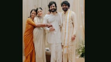 Akhil Akkineni Ties the Knot With Zainab Ravdjee: Superstar Nagarjuna Shares Adorable Pictures From His Son’s Wedding, Says ‘We Watched a Dream Come True’ in Instagram Post