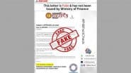 PM Mudra Yojana Offering INR 5 Lakh Loan for INR 2,100 Charge? PIB Fact Check Debunks Fake Letter Going Viral