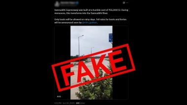 Was Samruddhi Expressway Flooded After Heavy Rainfall in Maharashtra? Videos of Waterlogging on Adjoining NH-548C Ramp and Underpass Circulated With Fake Claim About Samruddhi Mahamarg, Here’s a Fact Check