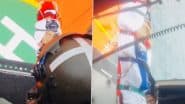 Medical Emergency at Sea: Indian Navy Airlifts Ailing Seafarer From Singapore-Flagged Tanker Near Kochi Amid Low Visibility and Monsoon Turbulence (Watch Video)