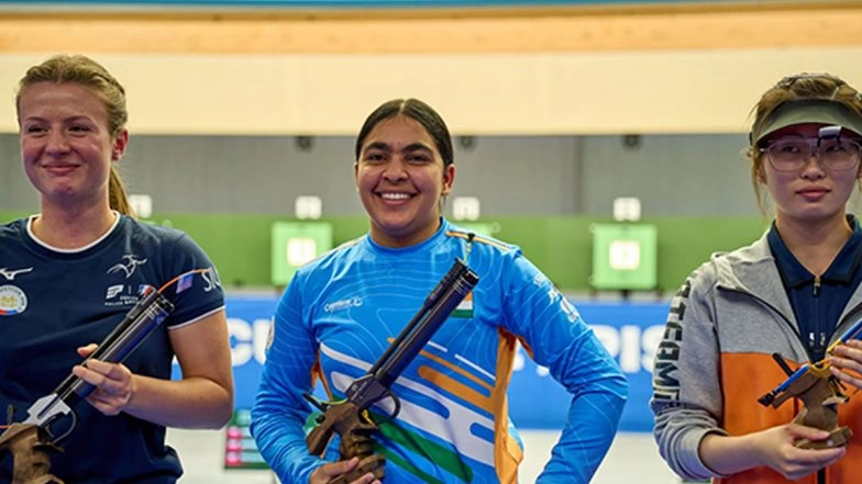 Suruchi Singh Clinches Gold Medal in Women's 10m Air Pistol at ISSF World Cup 2025