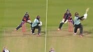 Chris Jordan Strikes Final Ball Four For Surrey To Clinch Last Ball Thriller Against Kent City in T20 Blast 2025 (Watch Video)