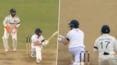 Ben Duckett Plays Audacious Reverse-Sweep to Ravindra Jadeja, Hits Him For Six During IND vs ENG 1st Test 2025 (Watch Video)